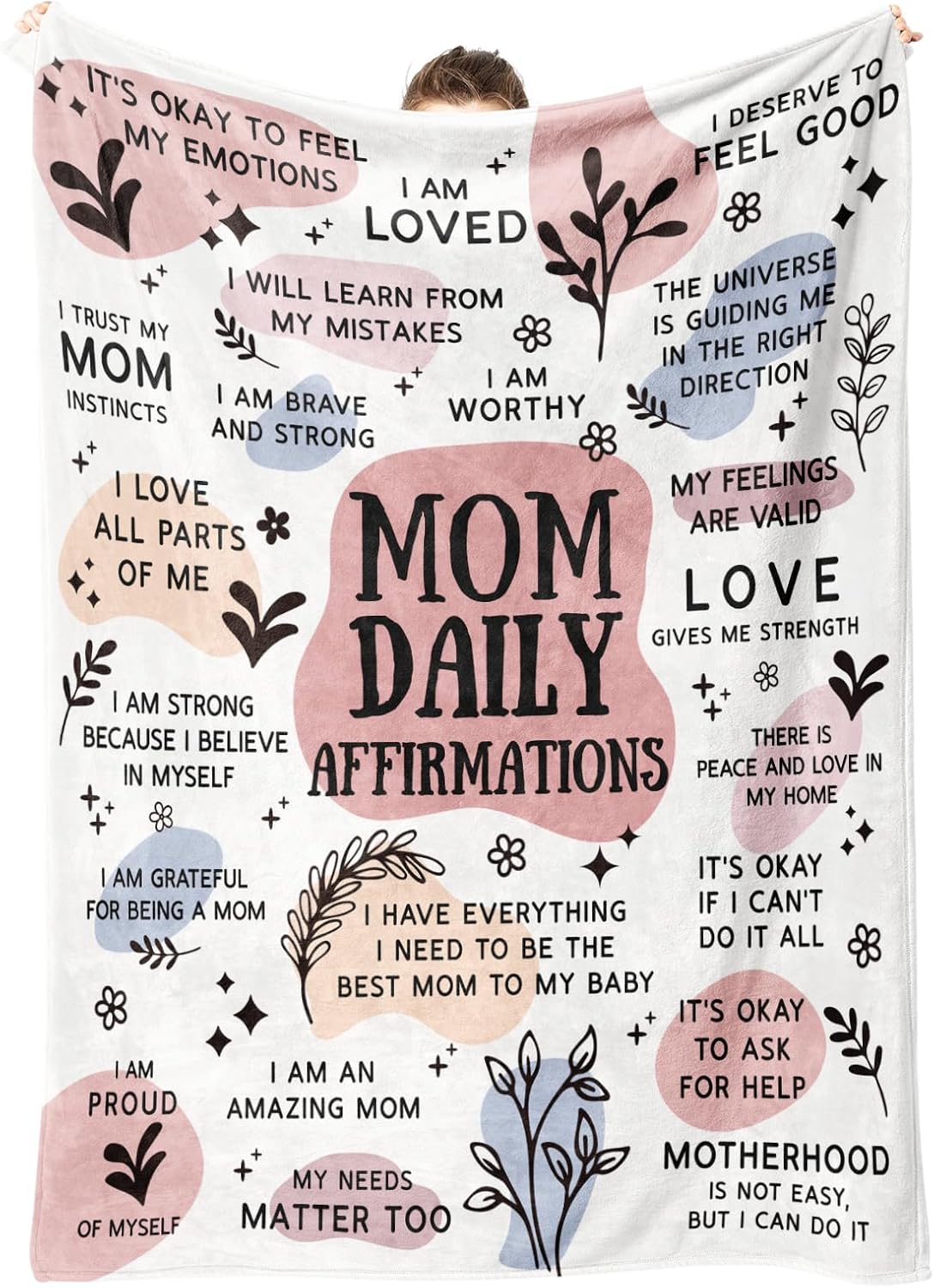 New Mom Gifts Blanket for Pregnancy and Postpartum Support