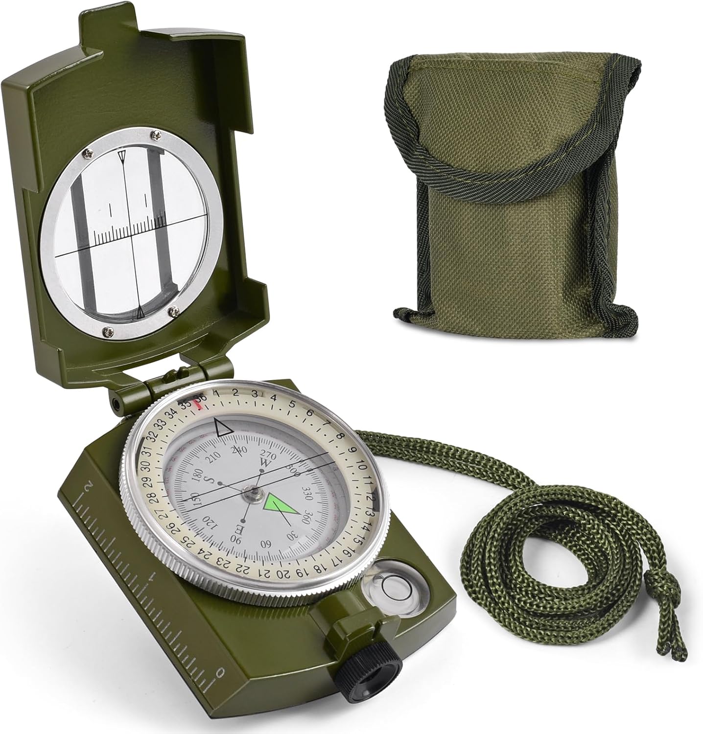 Durable Lensatic Hiking Compass
