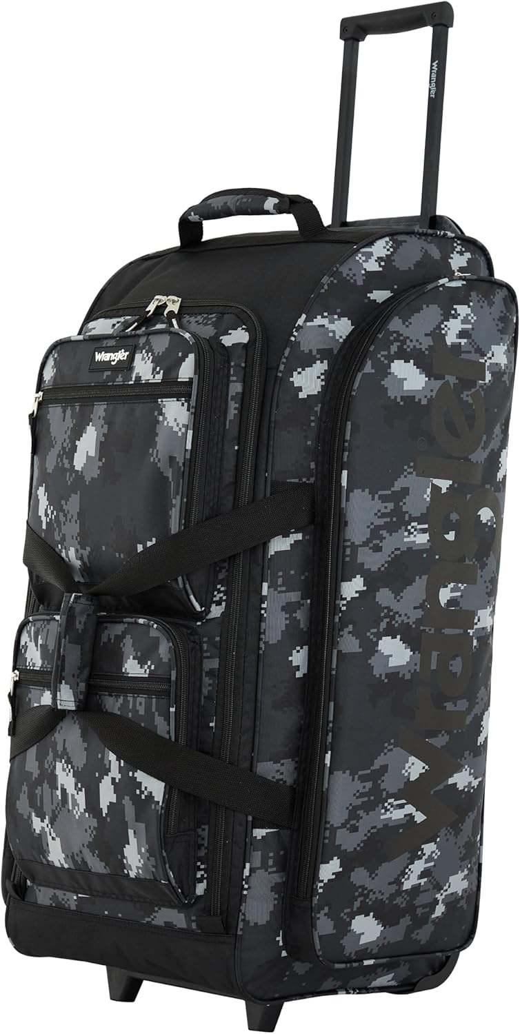 Wrangler Wesley Rolling Duffel Bag: Stylish & Durable Travel Companion