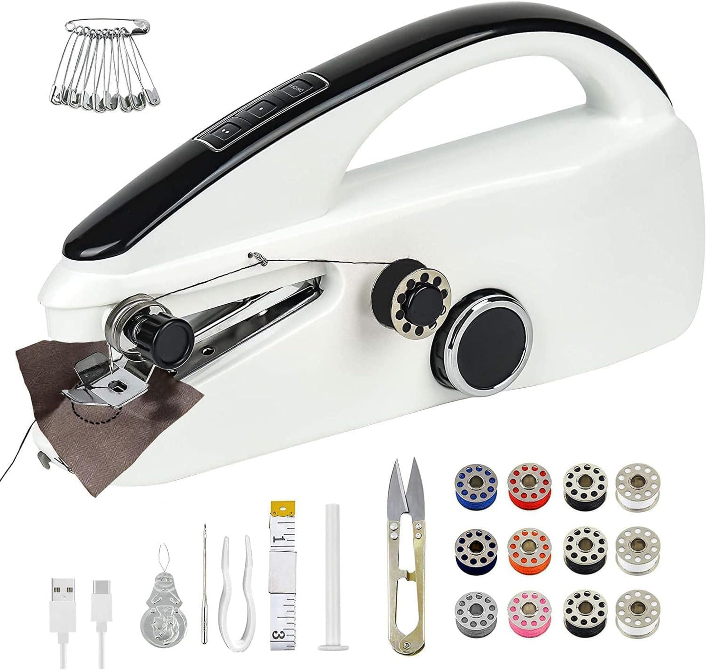 Handheld Sewing Machine for Quick Repairs and Travel Needs