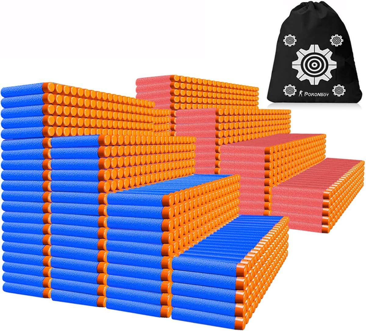 POKONBOY 1200 Pack Refill Darts for Nerf Guns - Ultimate Ammo