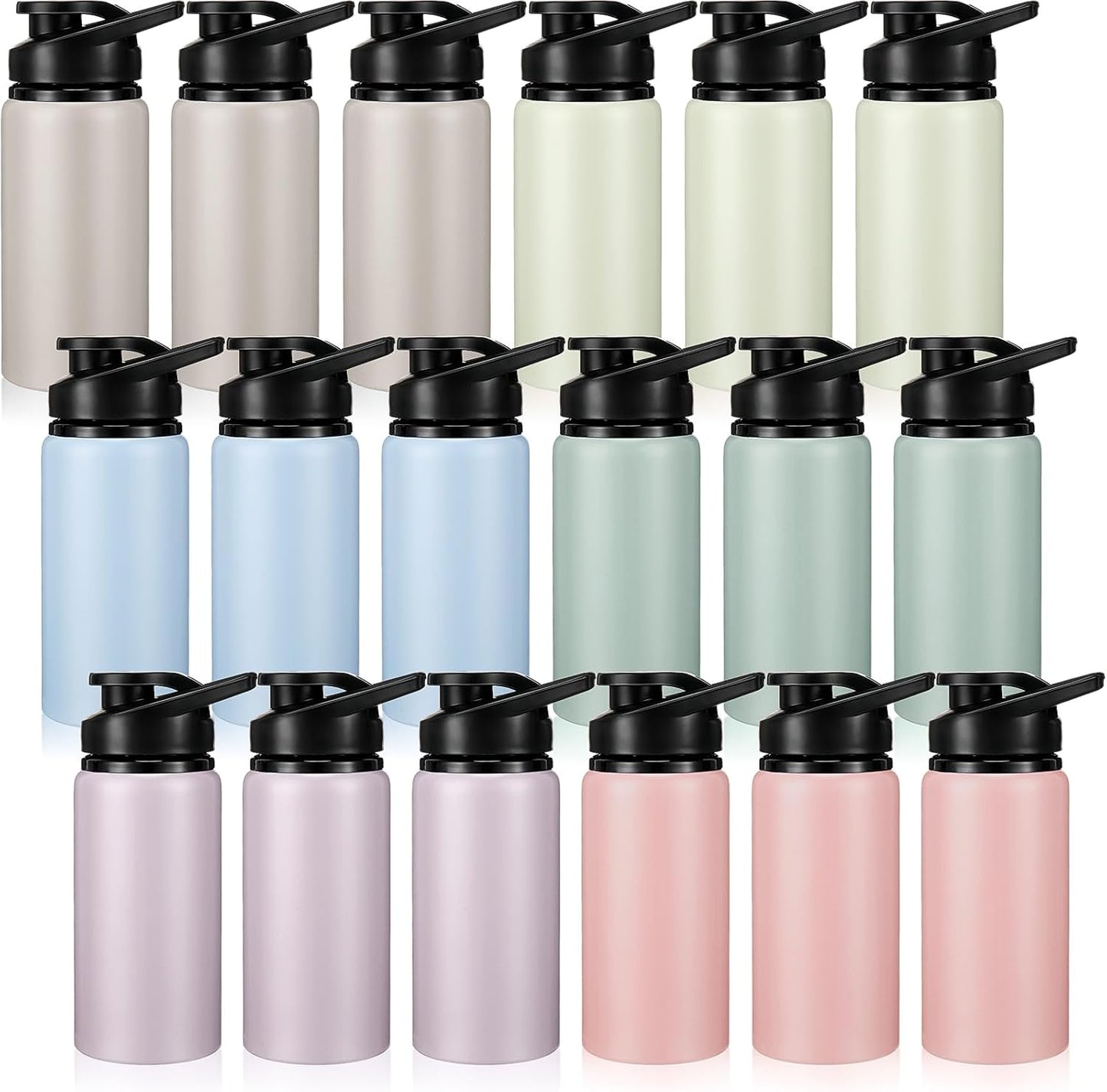 Domensi Aluminum Water Bottle Bulk for Outdoor Sports and Travel