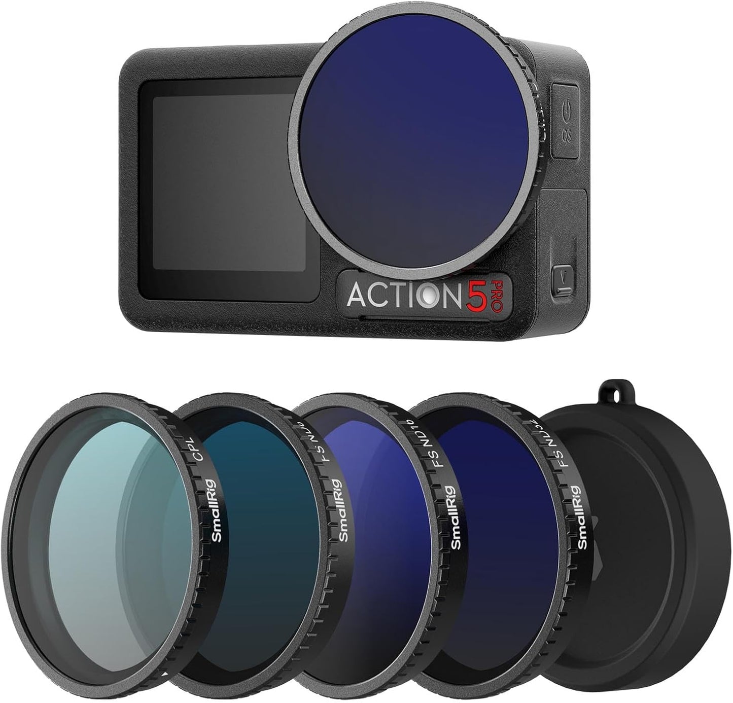 SmallRig ND Filter Kit for DJI Osmo Action 5 Pro/Action 4