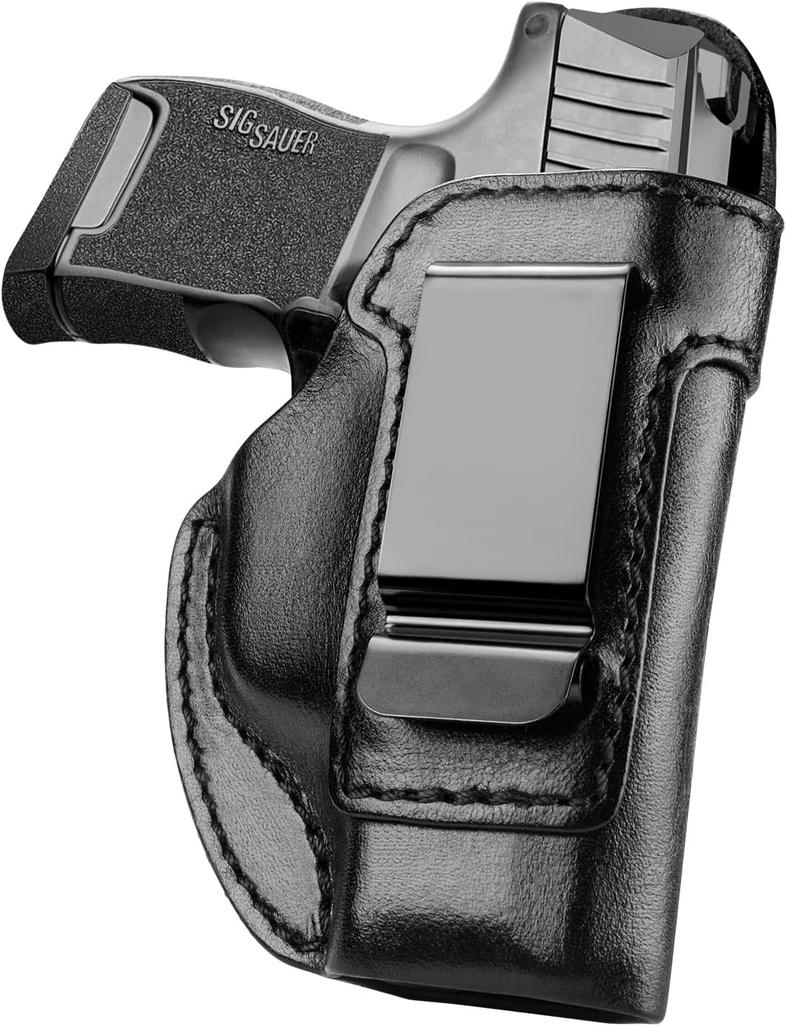 IWB Leather Holster for Glock 19/23 and Sig P365 - Right Hand