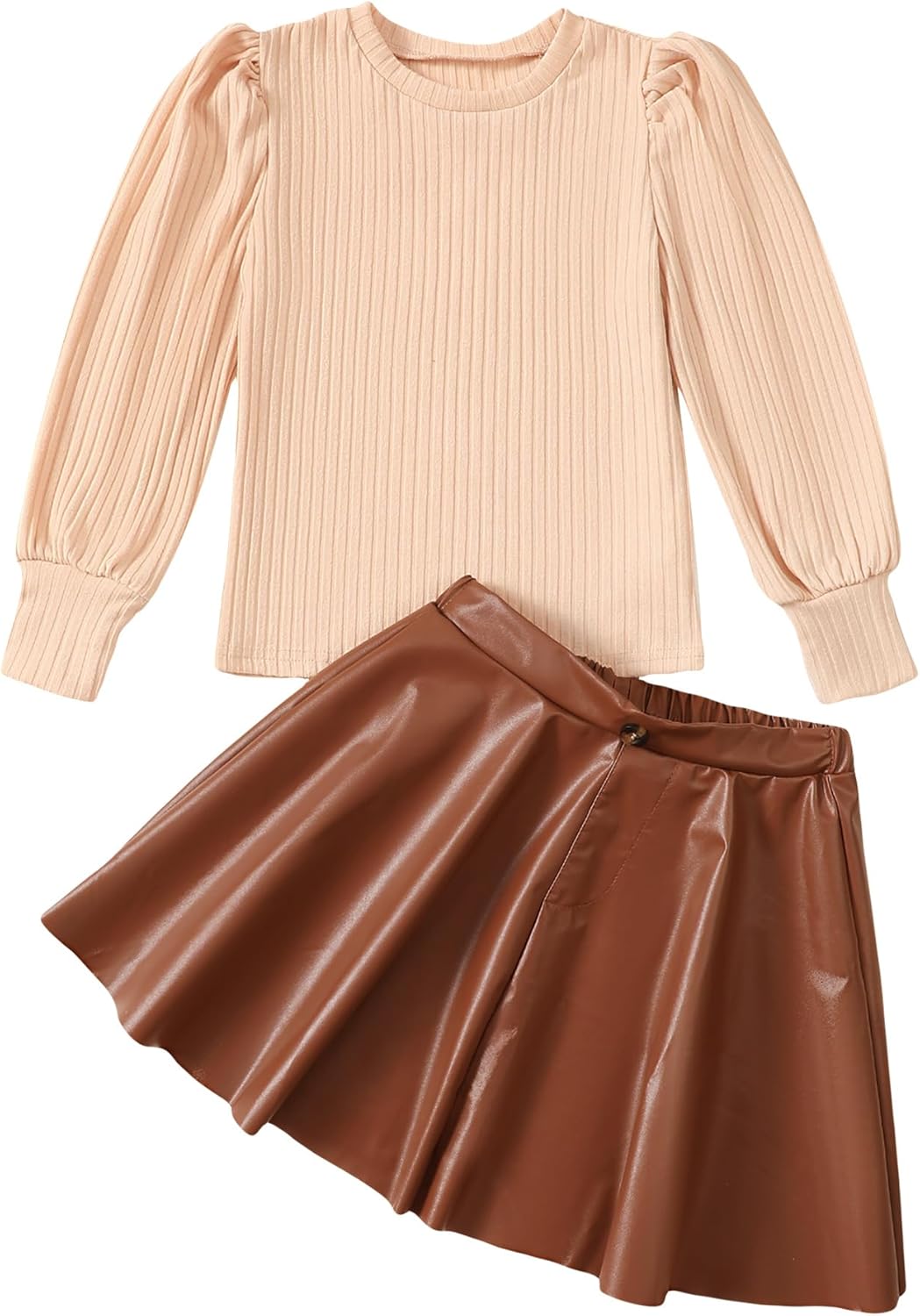 Girls Skirt Sets 2 Piece Outfits for Fall and Winter Fashion