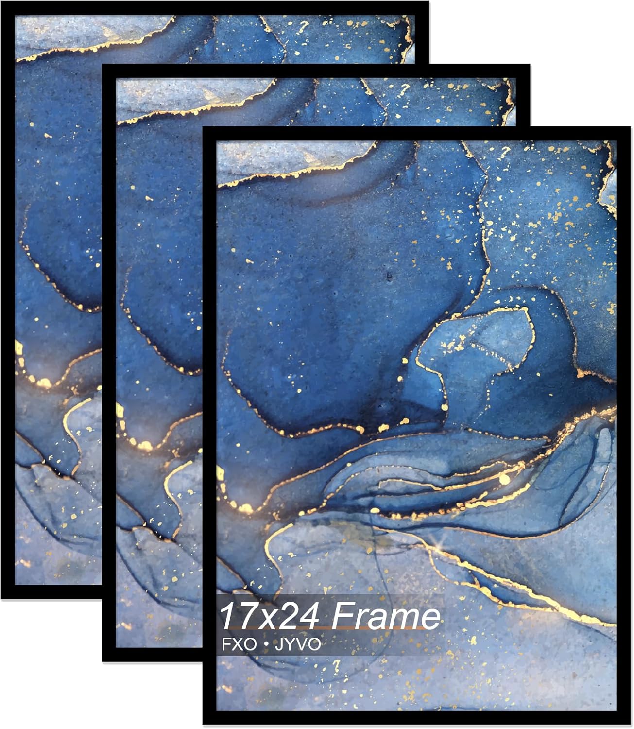 17x24 Picture Frame Set of 3 for Stunning Wall Displays