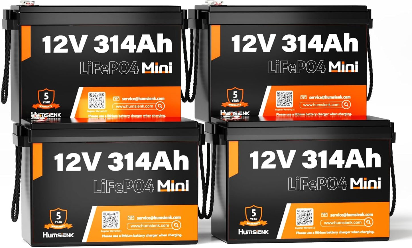 12V 314Ah LiFePO4 Lithium Battery for RV and Marine Use