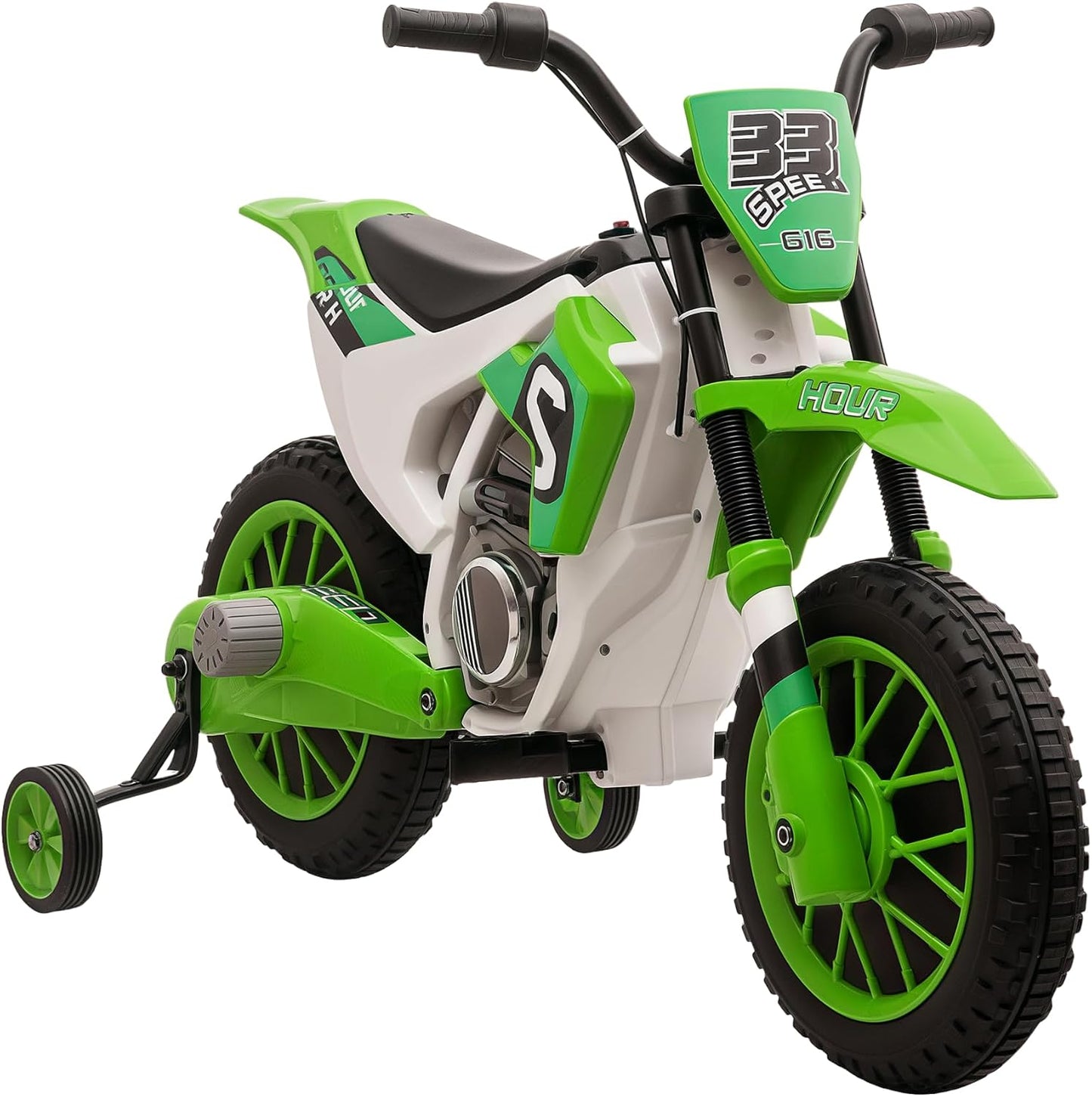 Aosom 12V Kids Motorcycle with Treaded Tires for Fun Rides