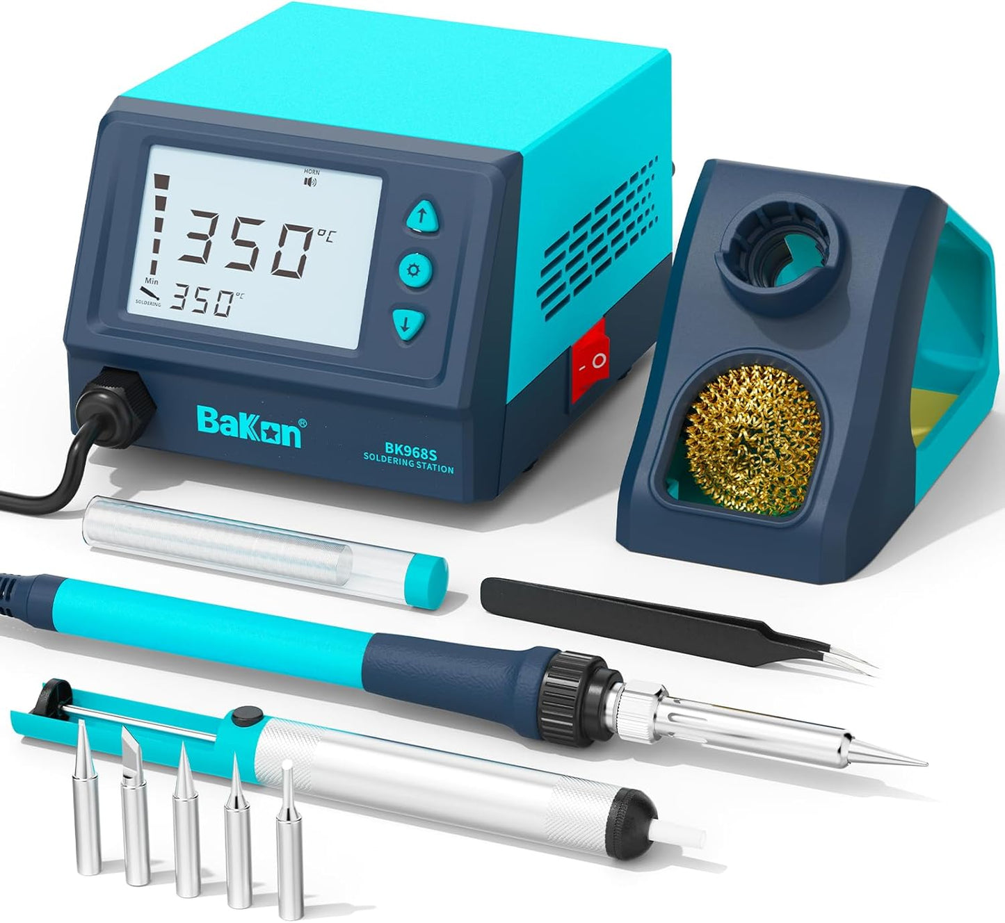 BAKON 968S Soldering Iron Kit with Fast Heating and Safety Features