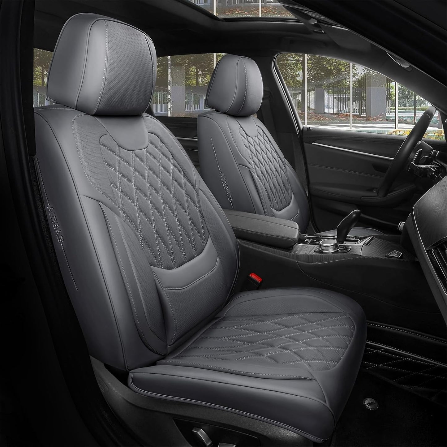 FREESOO Luxury Breathable Waterproof Car Seat Covers for Comfort