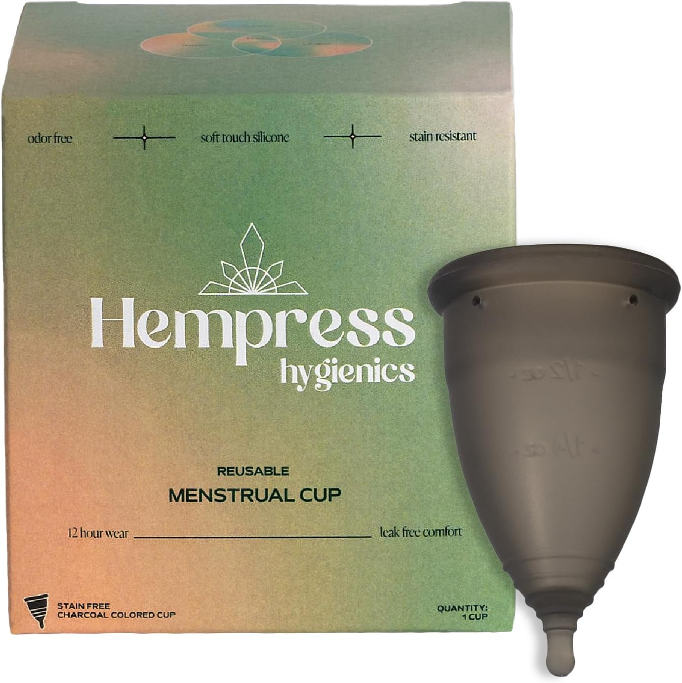 Leakproof & Comfortable Menstrual Cup for 12-Hr Protection