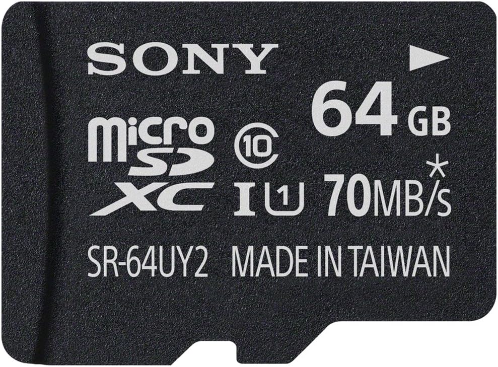 Sony 64GB Micro SDXC: Fast UHS-1 Memory Card