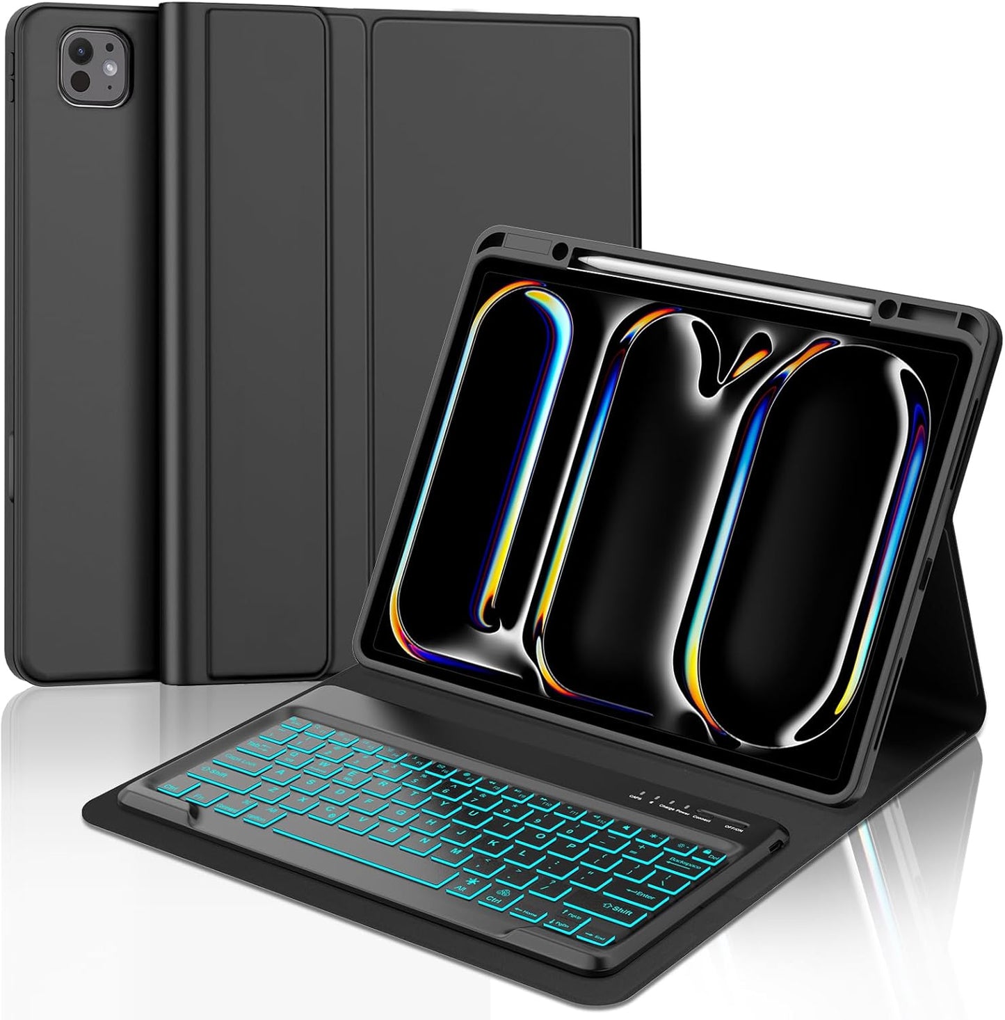 FARYODI iPad Pro 13 Inch Case with Detachable Keyboard & More