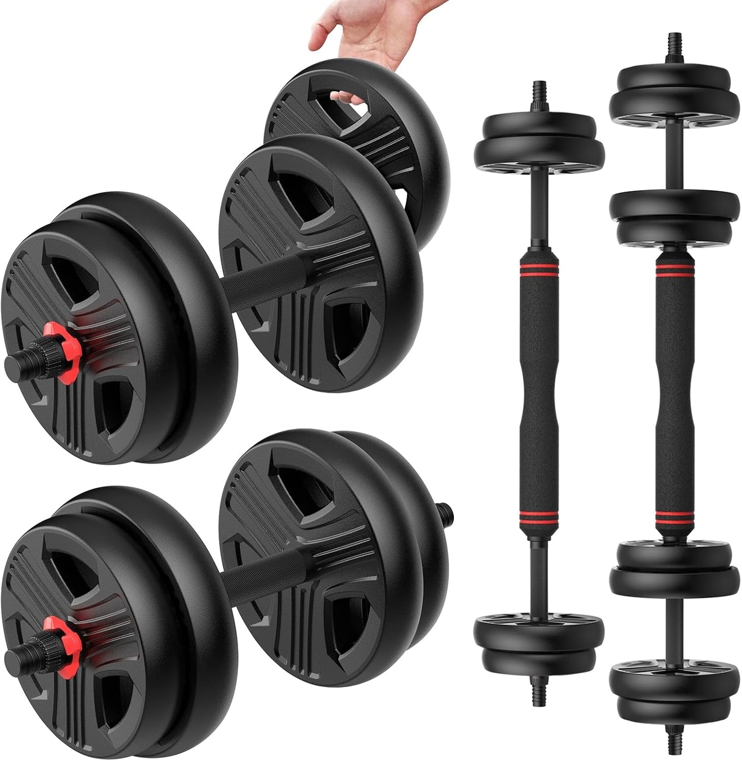 Adjustable Dumbbells Set for Versatile Home Gym Workouts