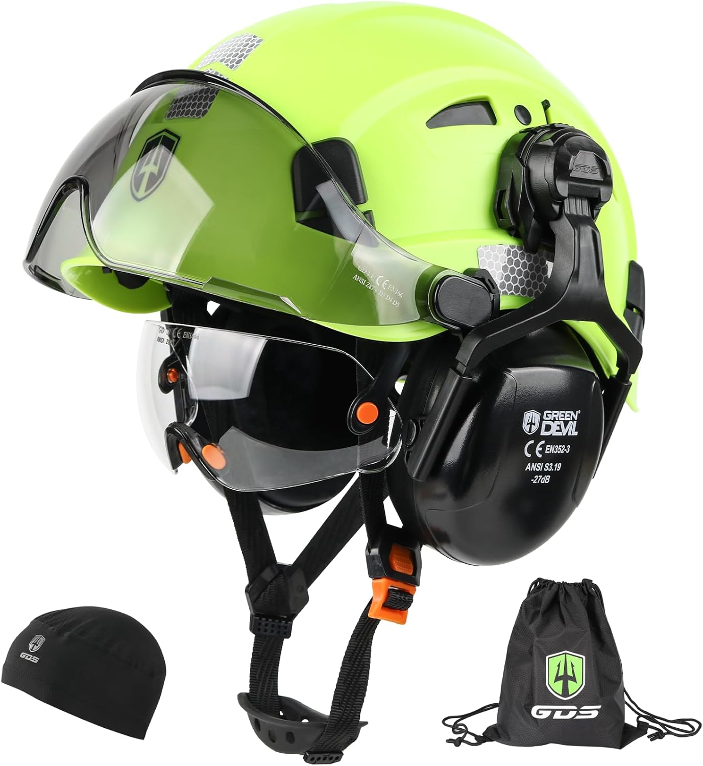 Ultimate Safety: GREEN DEVIL Hard Hat