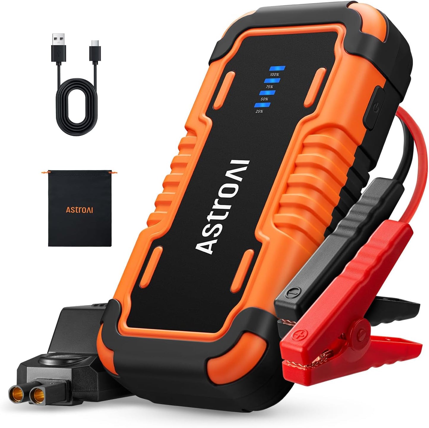 AstroAI P10 Car Battery Jump Starter: 5000A Power for All Vehicles