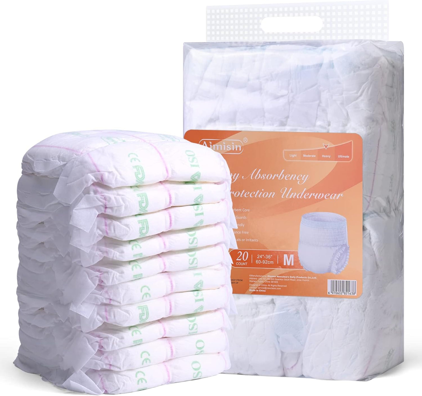 Aimisin Overnight Heavy Absorbency Incontinence Underwear