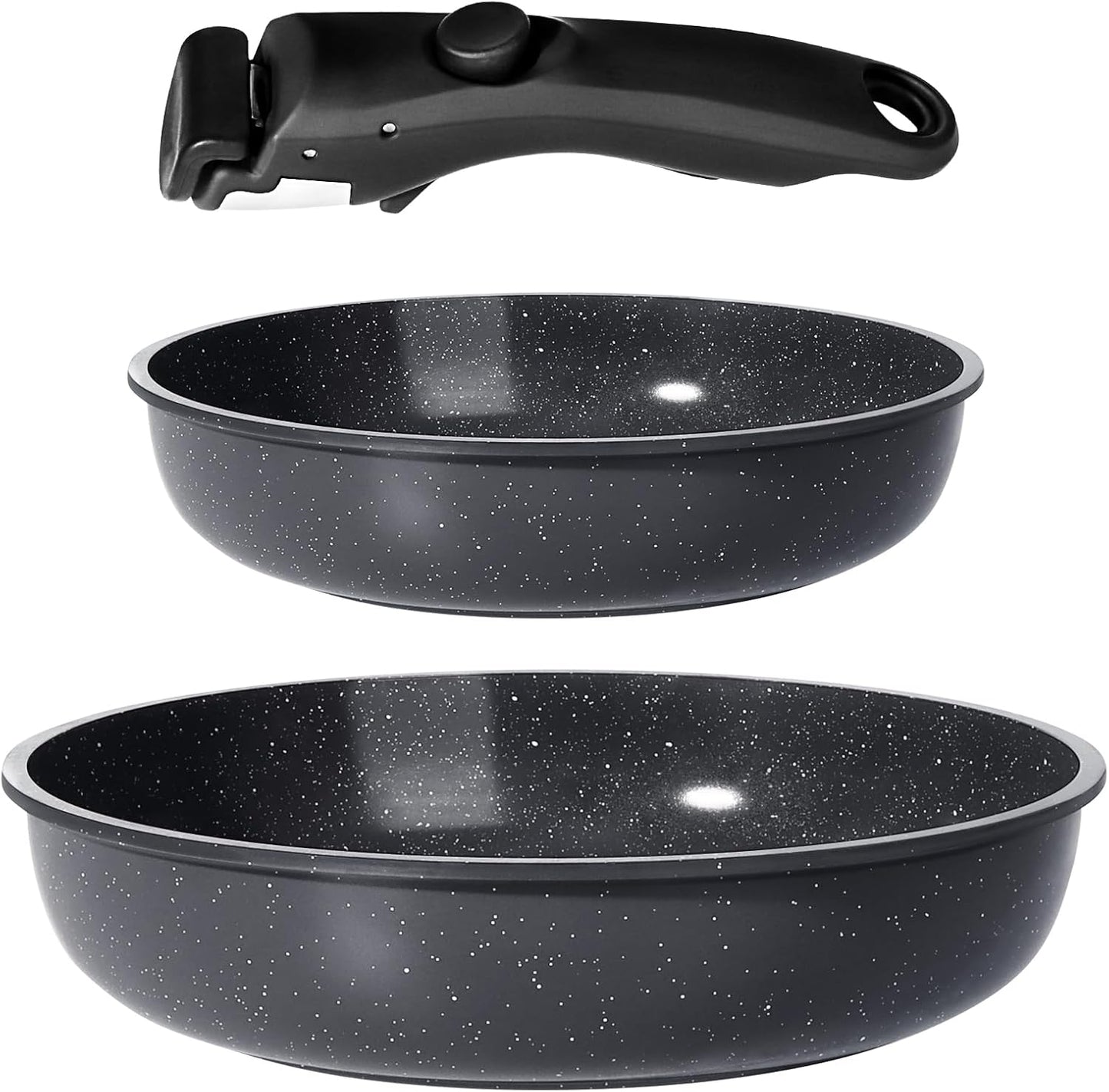 GiPP Ceramic Non Stick Frying Pans Set for Healthy Cooking