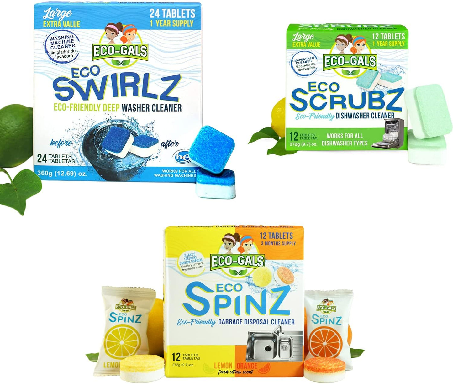 Complete Eco Cleaning Bundle for Appliances - ECO-GALS