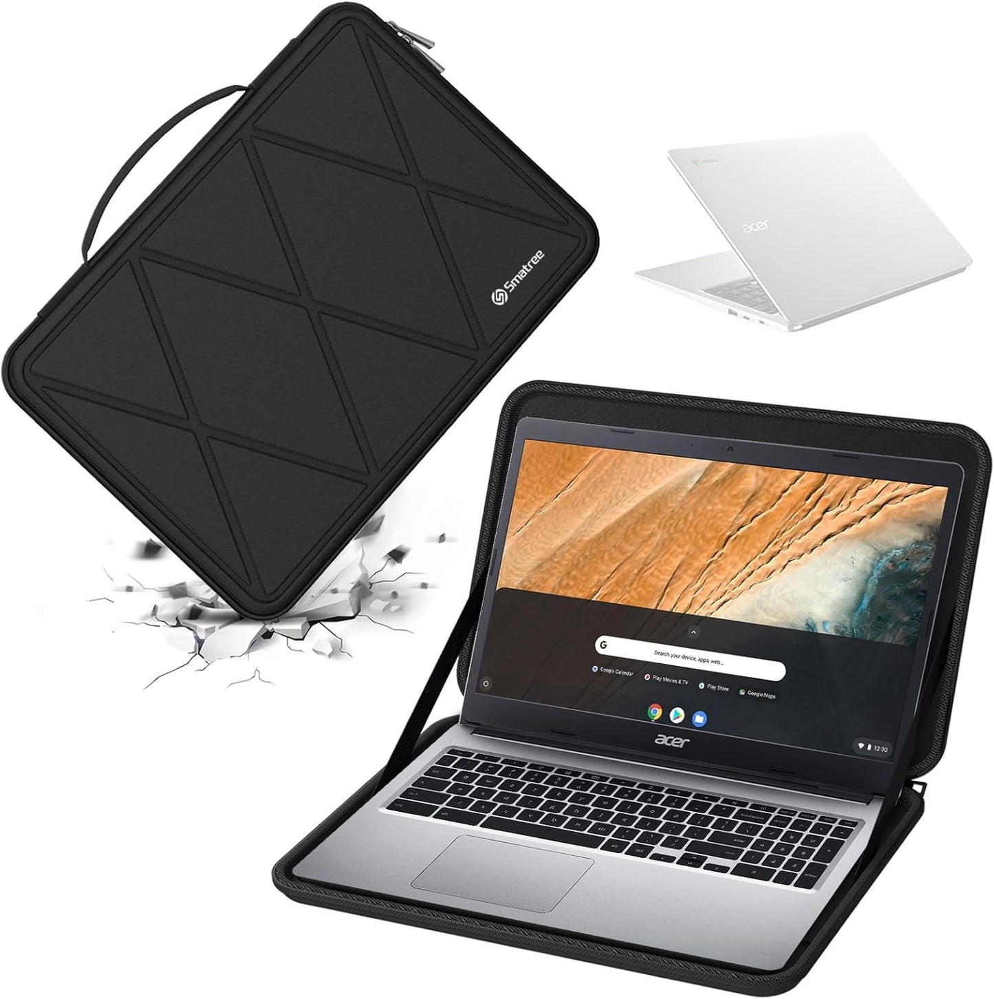 Smatree Hard EVA Protective Sleeve Case for 15.6 inch Laptops