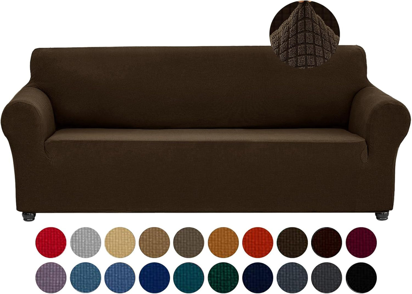 Joccun Stretch Couch Cover Slipcovers for 3 Cushion Sofa