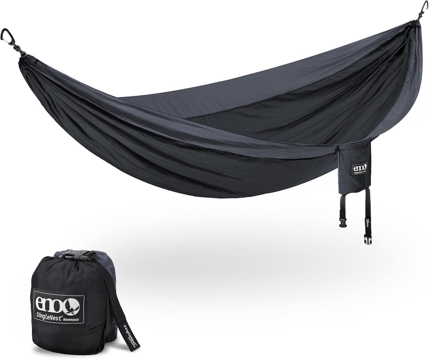 SingleNest Lightweight Camping Hammock for Outdoor Adventures