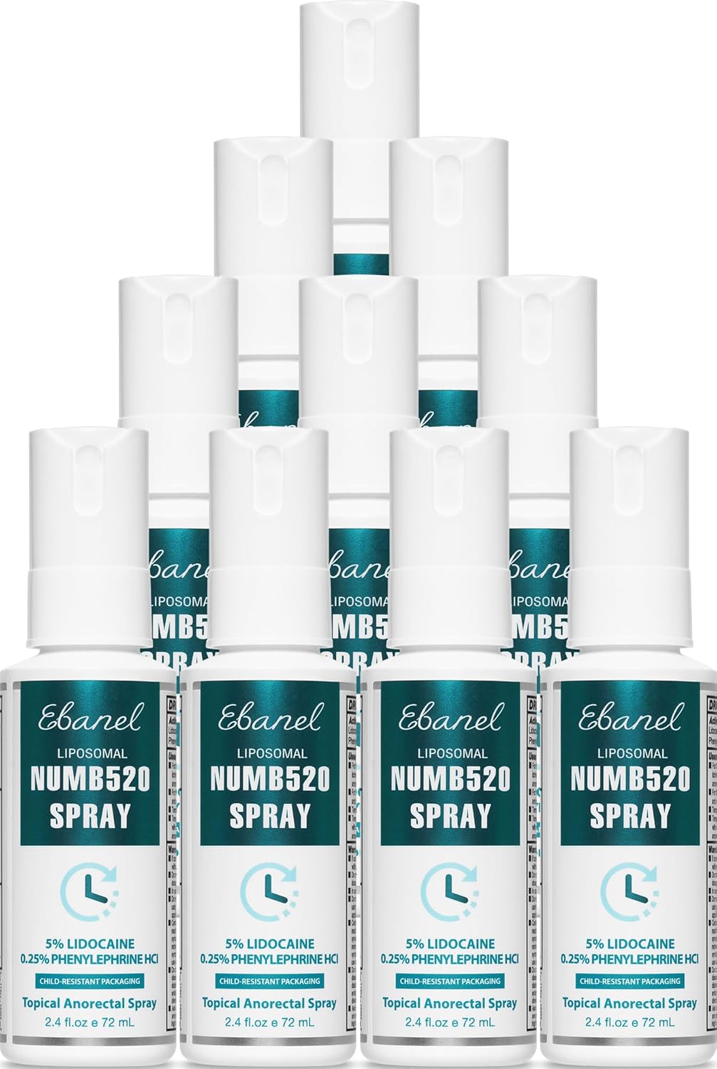 5% Lidocaine Spray Pain Relief Numbing Spray for Skin Care