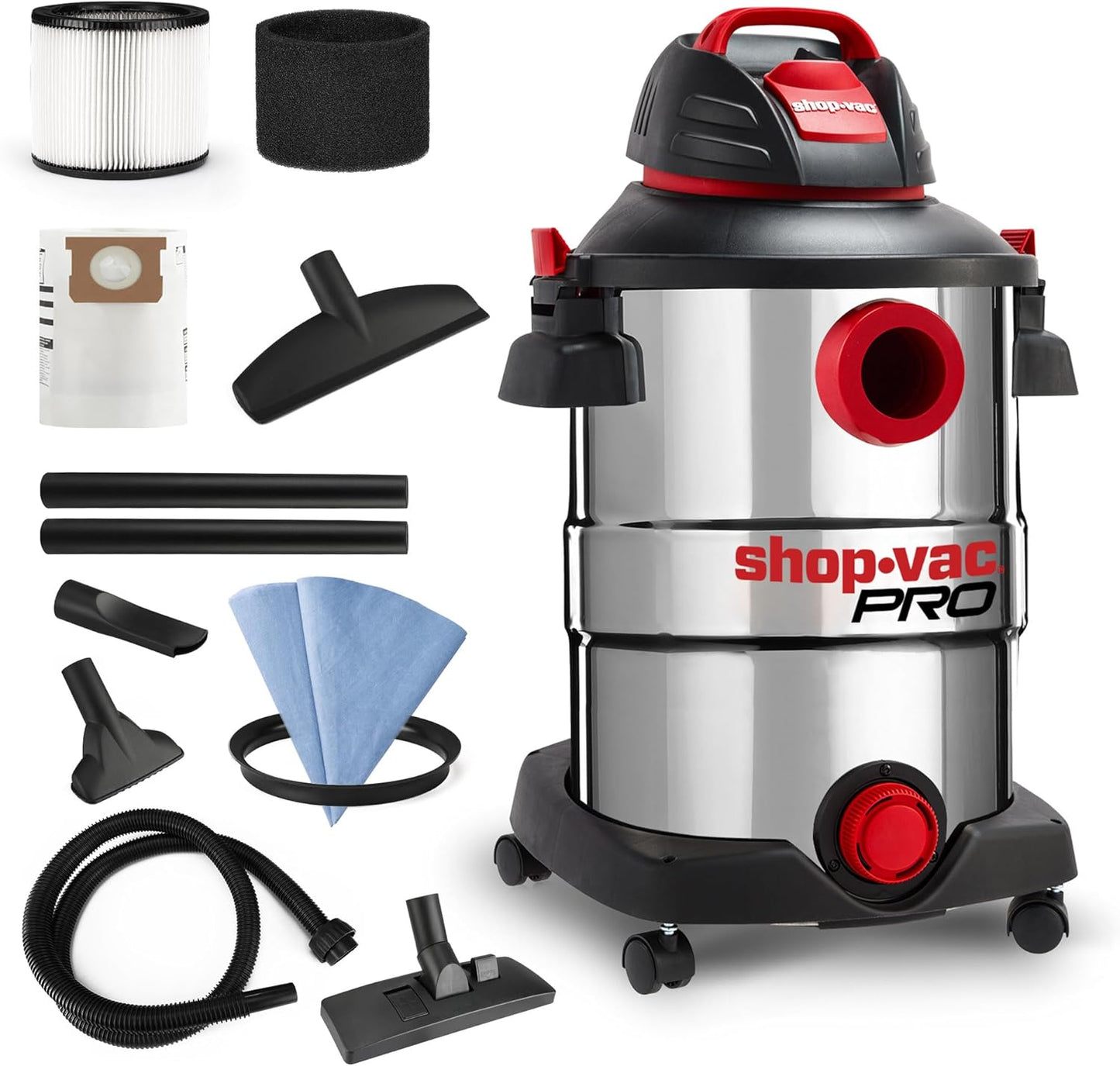 Shop-Vac 12 Gallon Wet/Dry Vacuum with Stainless Steel Tank