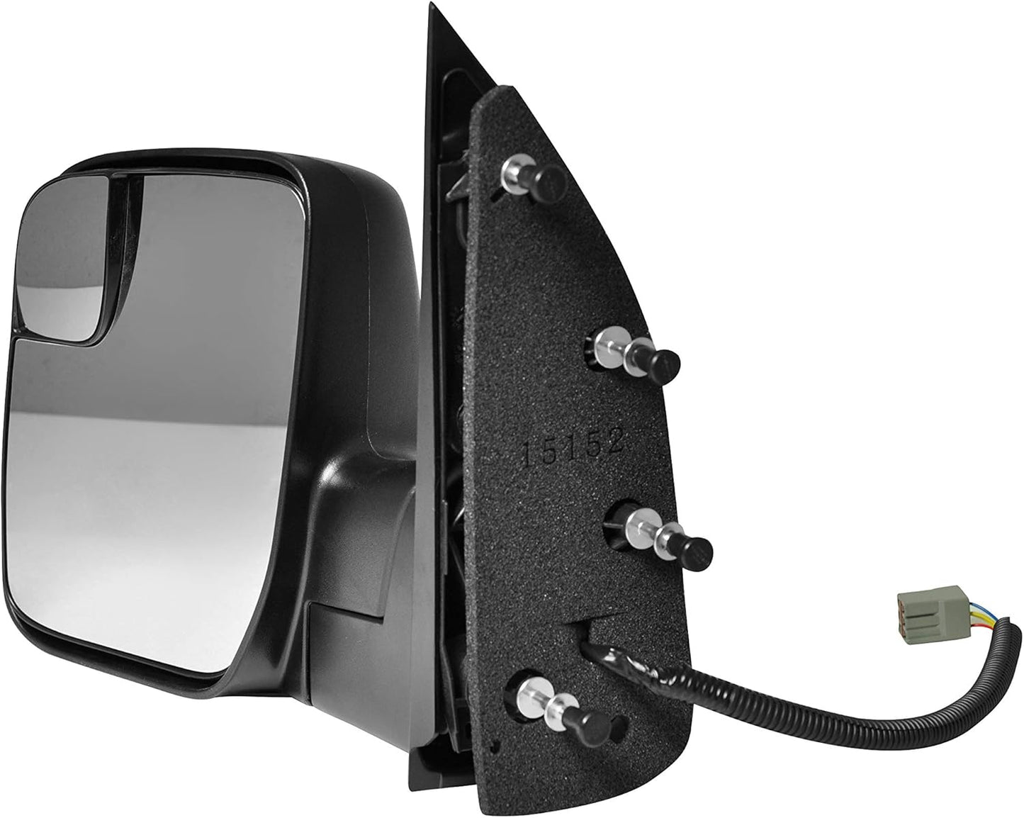 Dependable Direct Driver Side Textured Side View Mirror for Ford
