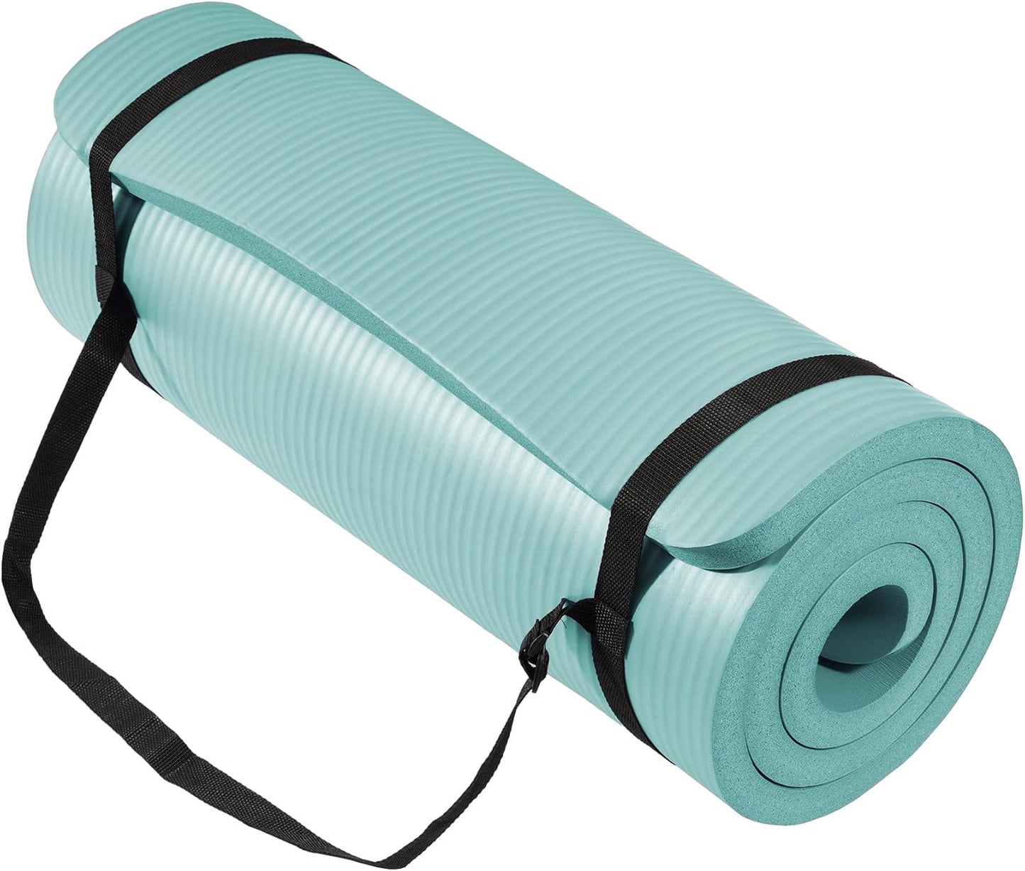 Yoga Mat 1-Inch Extra Thick Non-Slip Surface for Home Gym