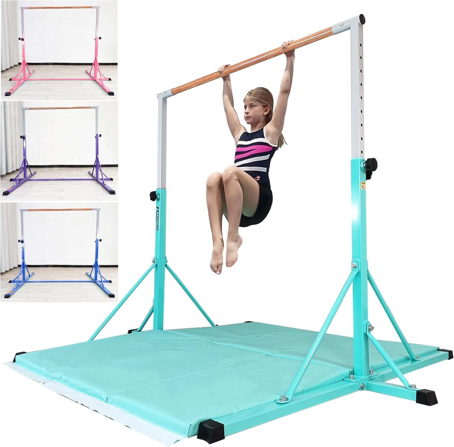 Adjustable Gymnastics Bar for Kids, Perfect for Home Training