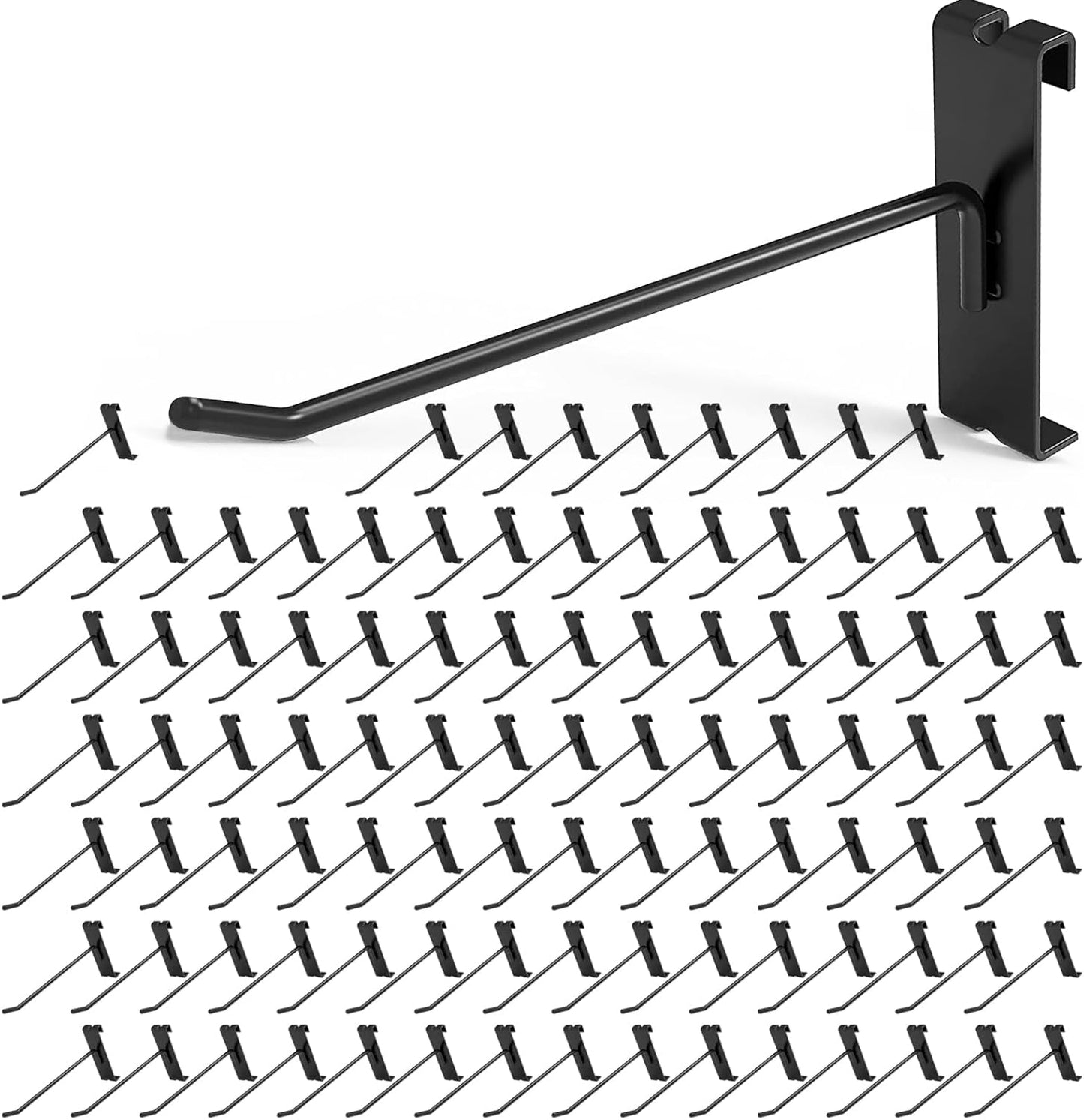Gridwall Hooks 6 Inch - Sturdy Display Hooks for Retail & Home