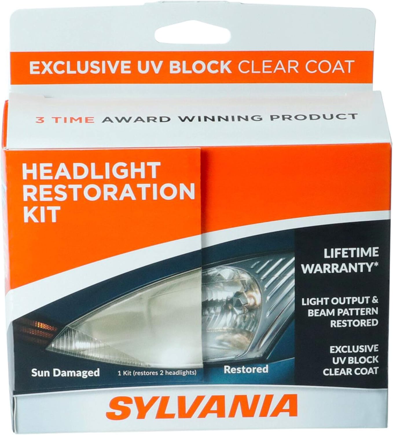 SYLVANIA Headlight Restoration Kit - Advanced UV Protection