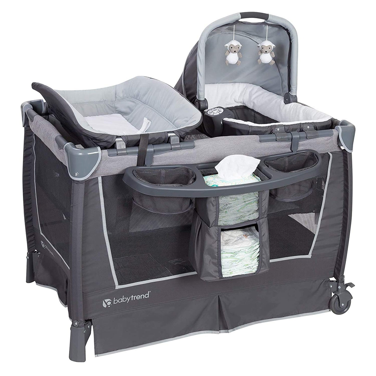 Baby Trend Travel Crib with Rock-A-Bye Bassinet