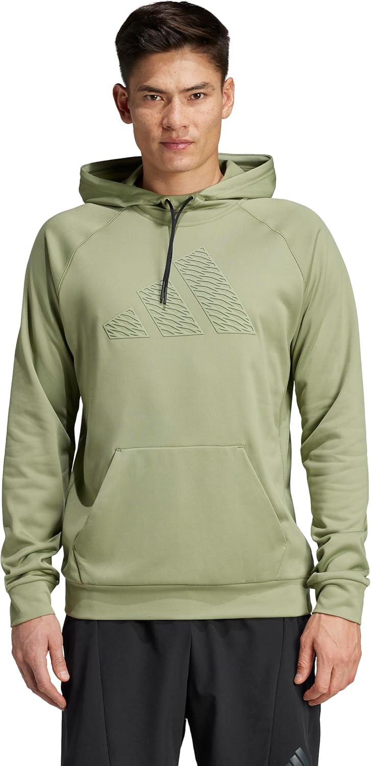 adidas mens Game and Go Big Logo Training Hoodie for Cold Weather