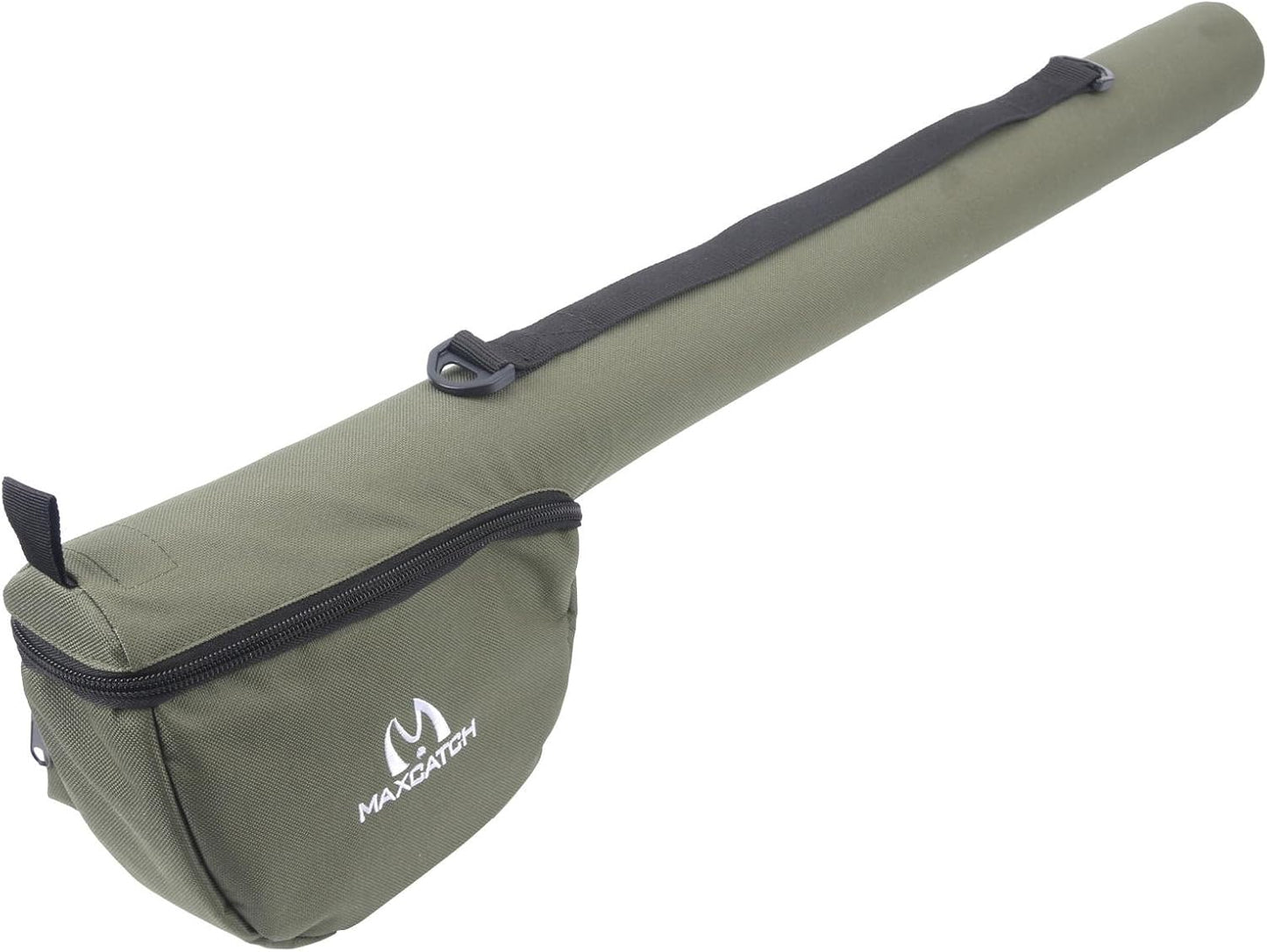 M MAXIMUMCATCH Fly Fishing Rod Case with Reel Pouch for 9FT Rods