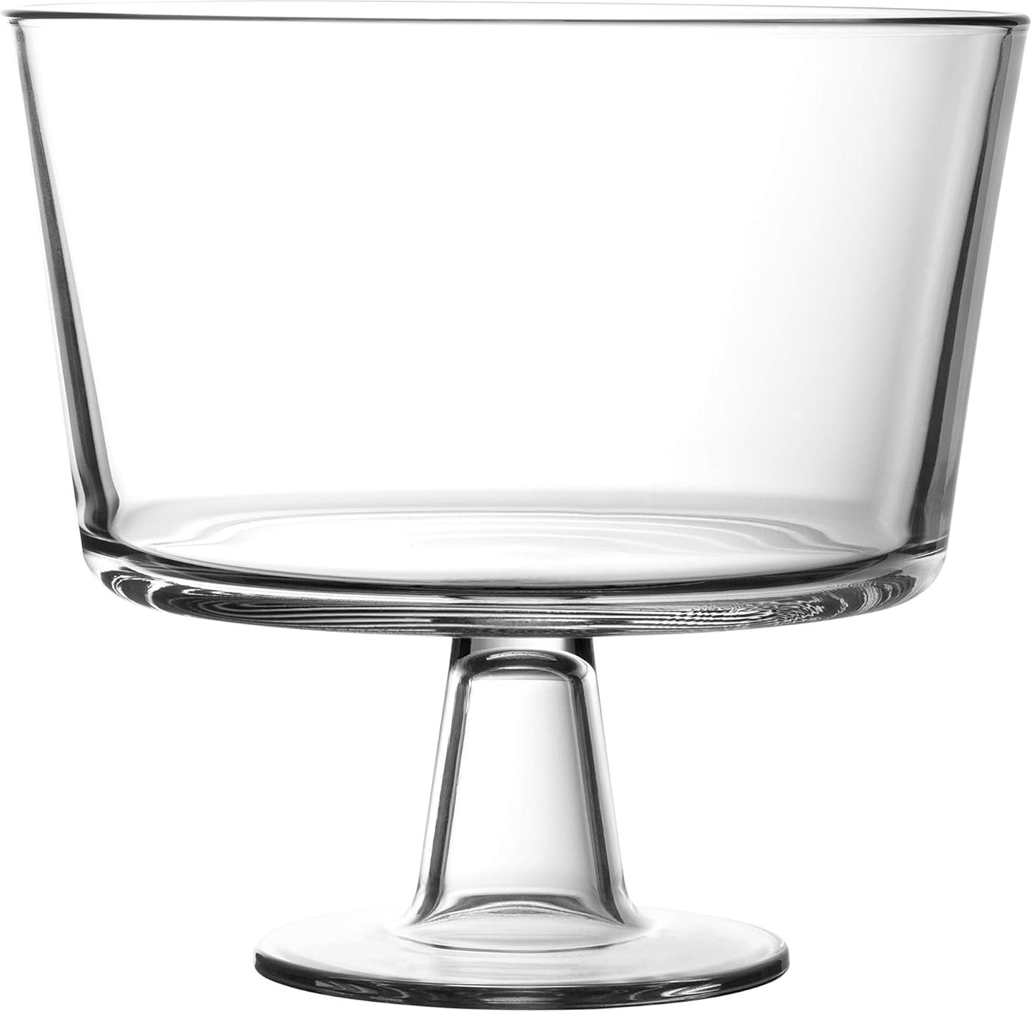 Royalty Art European Trifle Bowl - Luxurious Crystal-Clear Glass