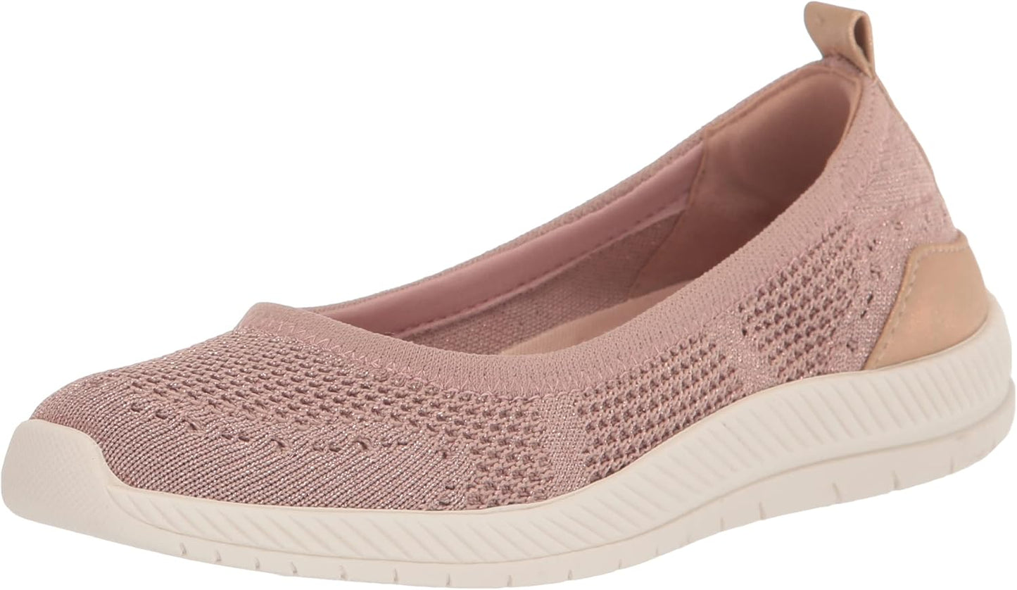 Easy Spirit Glitz2 Ballet Flats with Arch Support and Comfort