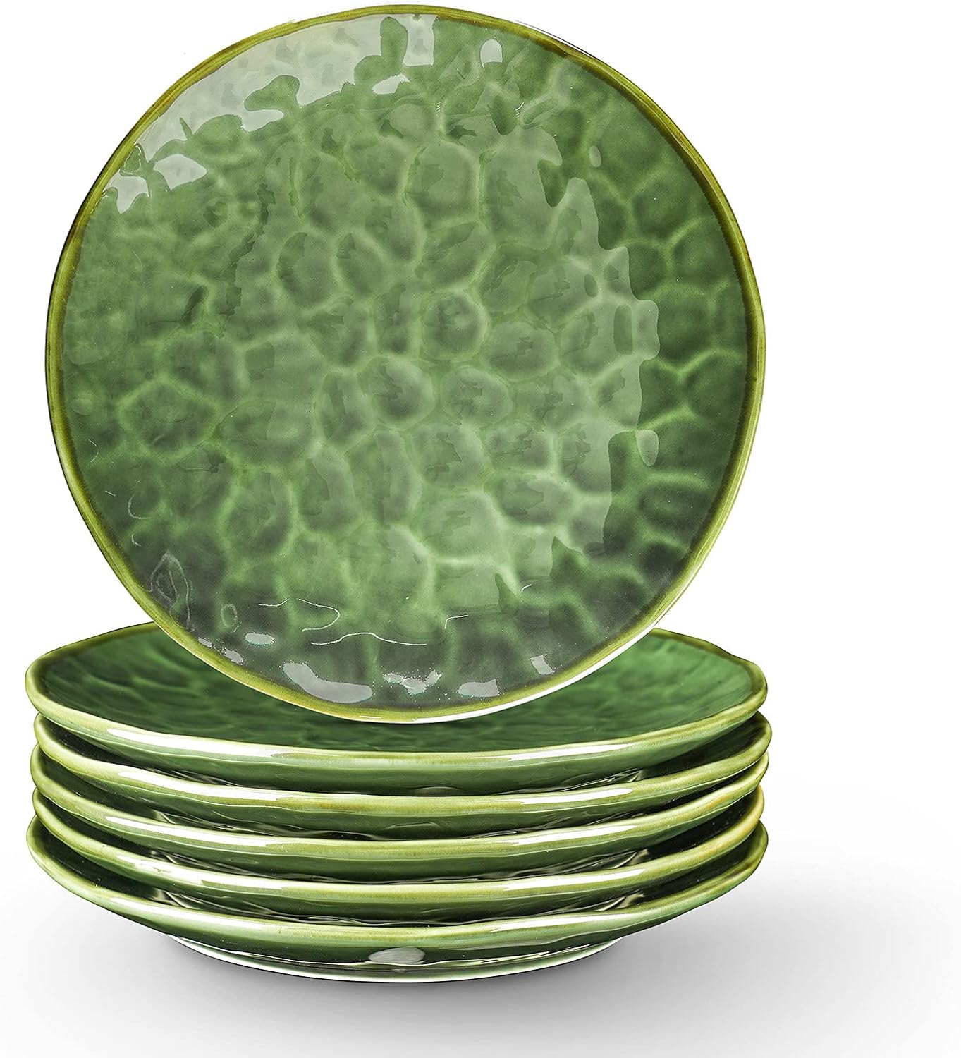 Vicrays Ceramic Dinner Plates Set - Elegant 10.5 Inch Design