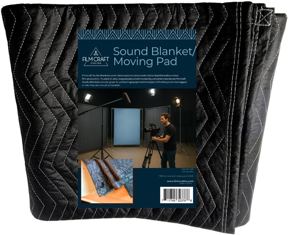 Filmcraft Studio Sound Blanket for Superior Sound Absorption