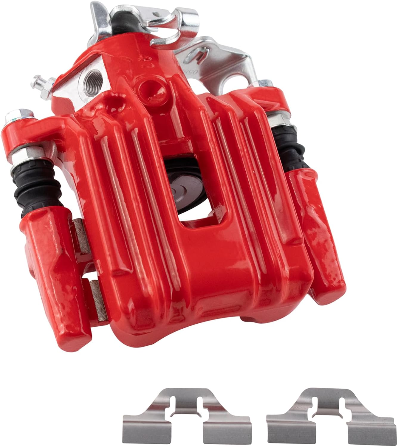 TRQ Rear Left Brake Caliper Performance Red for Audi TT & Jetta