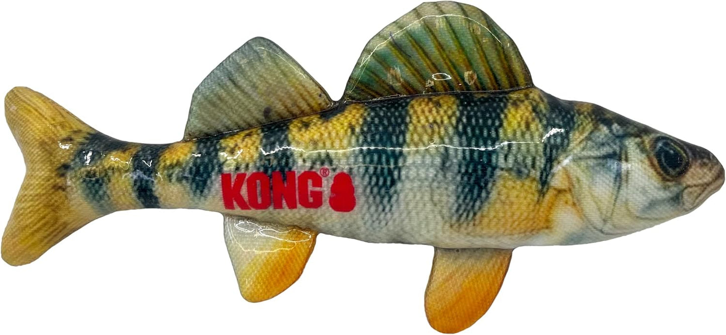 KONG Fish Shaped Dog Toy for Medium Breeds - Wild Shield Strength