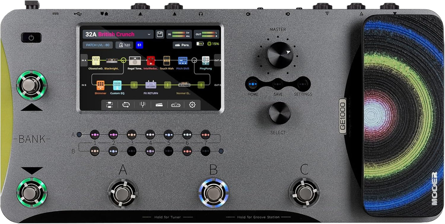 MOOER GE1000Li Guitar Multi-effects Pedal Processor Review