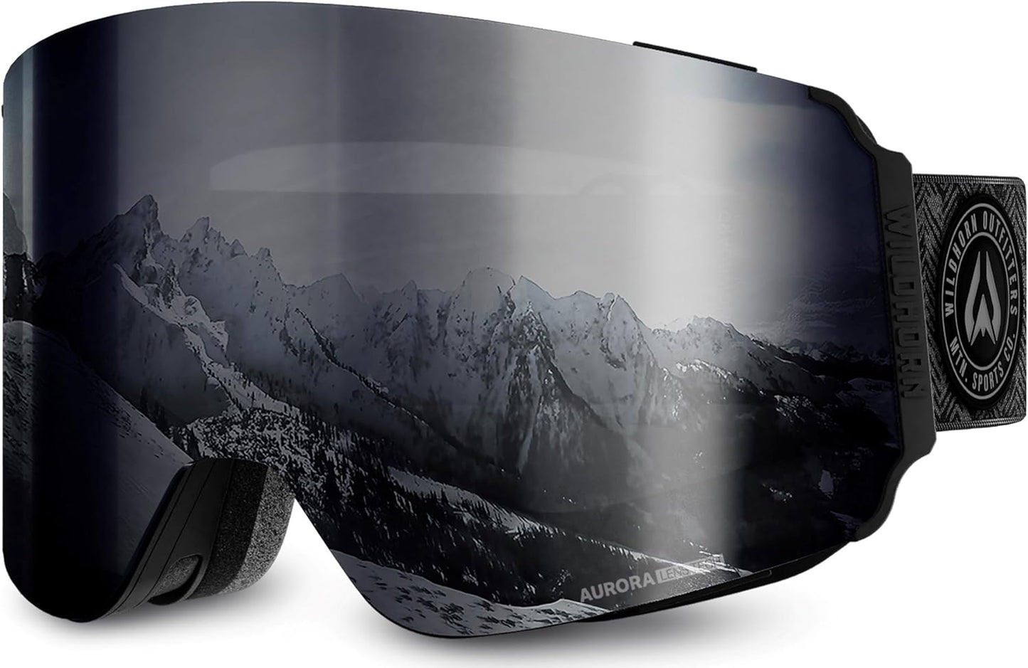 Wildhorn Roca Ski Goggles - Anti-Fog/Scratch, 100% UV, Magnetic Lens