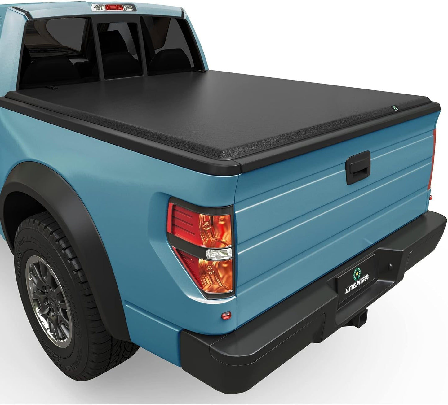 AUTOSAVER88 Soft Tri-fold Tonneau Cover for Ford F150 5.5 ft