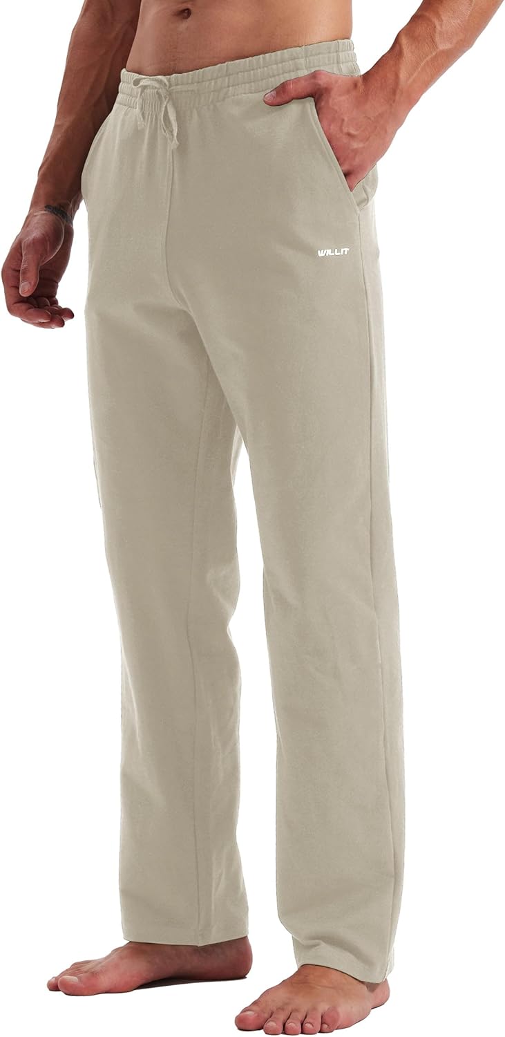 Men's Cotton Yoga Sweatpants for Comfort and Versatility