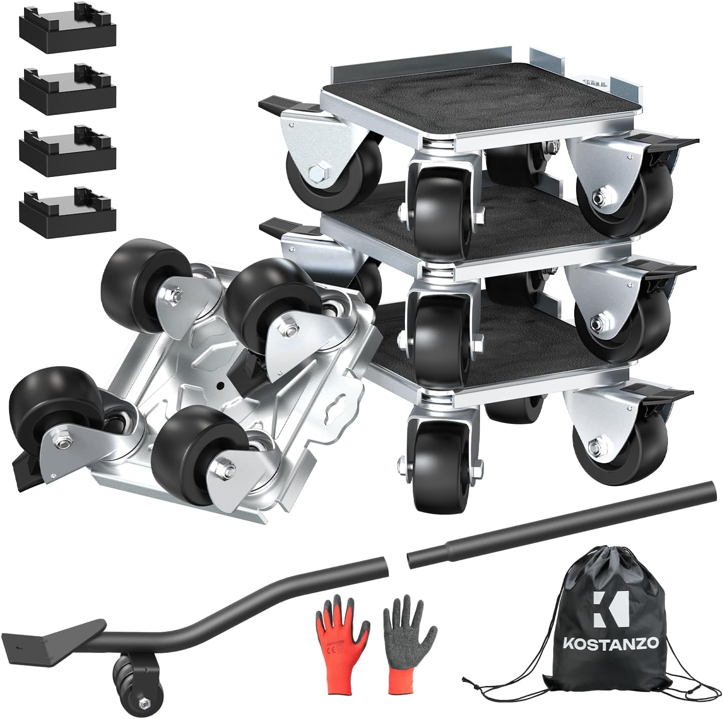 Heavy Duty Furniture Moving Dolly with 360 Swivel Wheels
