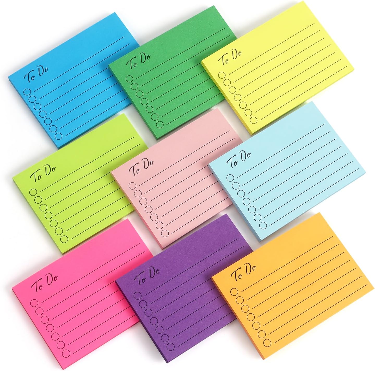 Eastern Wolf 9-Pads Lined Sticky Notes Set