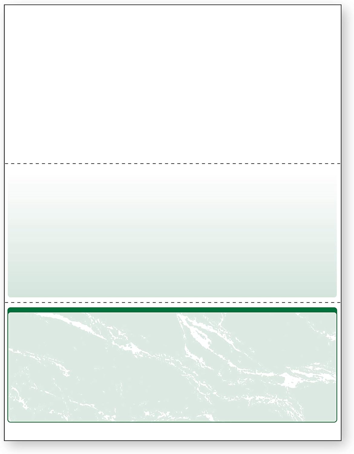 DocuGard High Security Check Paper with Green Marble Design
