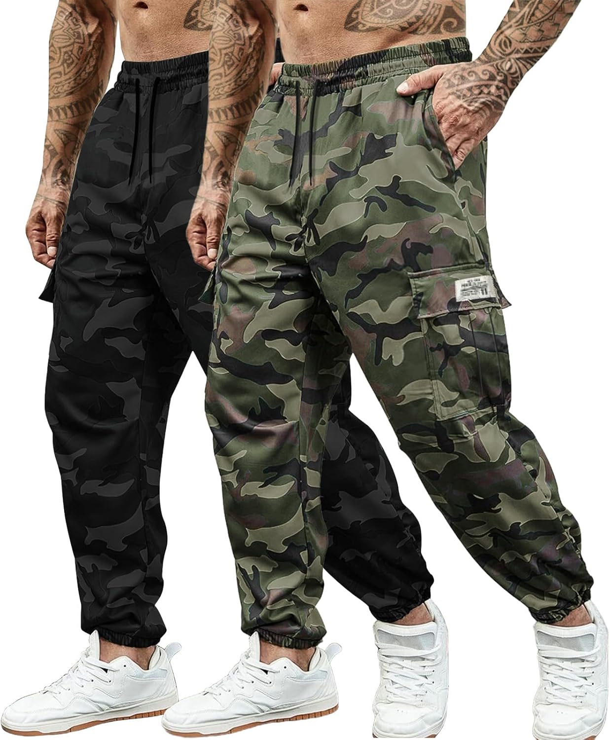 Men's Camo Jogger Pants for Tactical Comfort and Style